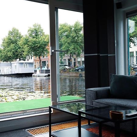 Beautiful Houseboat In The Centre Of Leiden Exterior foto